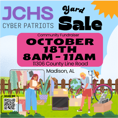 JCHS Community Yardsale Advertisement